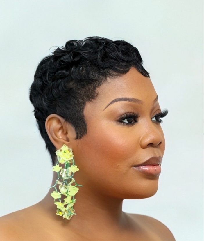 Dahlia flower Earrings