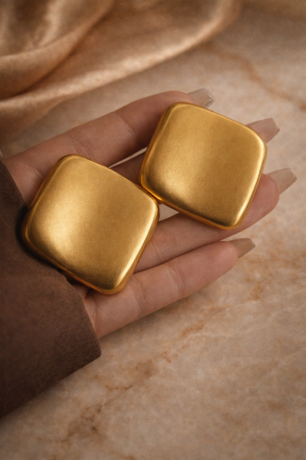 Golden Aura Studs